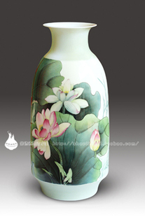 惠风和畅 景德镇陶瓷花瓶艺术陈列品景德镇名家作品